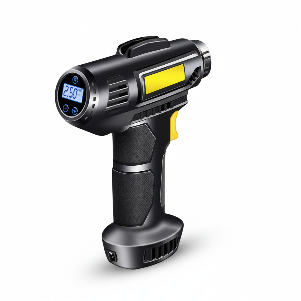 Intelligent Digital Display Wireless Portable Handheld Car Tire And Bicycle Air Pump