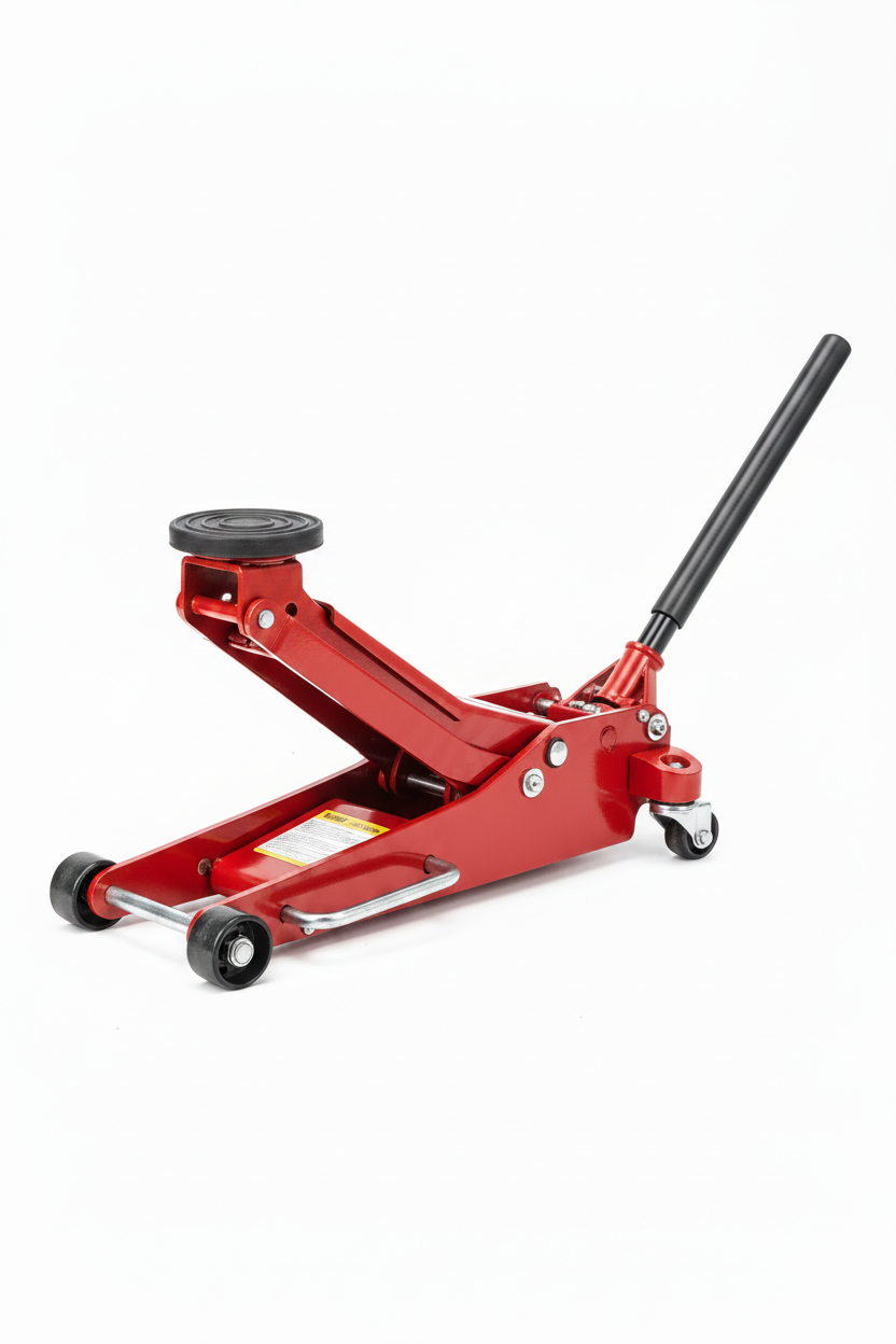 Low Profile Floor Jack, 3 Ton (6614 Lbs) Capacity, Aluminum Racing Floor Jack With Dual Pistons Quick Lift Pump, Hydraulic Trolley Car Lift For Sports Car, SUV, Pickup, Lifting Range 3.3"-20.3"